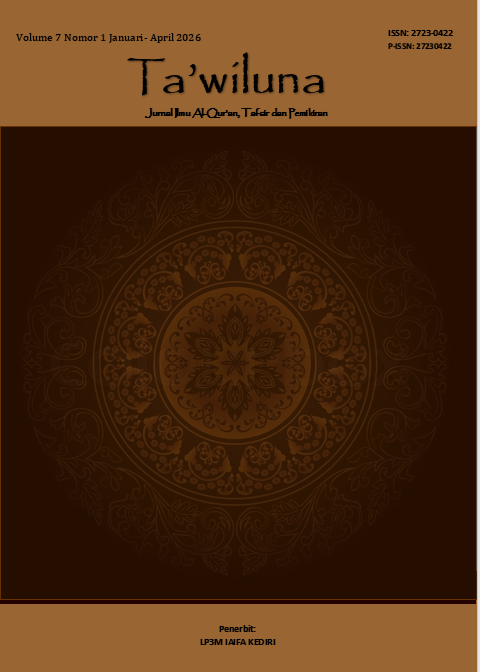 					View Vol. 7 No. 1 (2026): Ta’wiluna: Jurnal Ilmu Al-Qur’an, Tafsir dan Pemikiran Islam
				